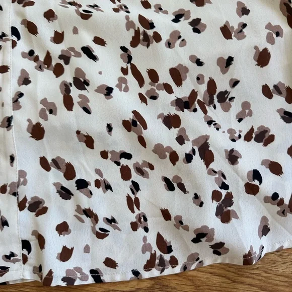 Piper & Scoot Cream Brown Maxi Dress S - Picture 14 of 15